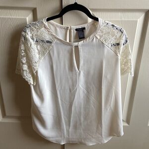 Anne Taylor White Blouse